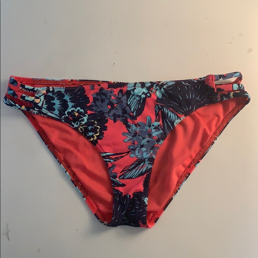 floral roxy bikini bottom